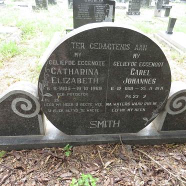 SMITH Carel Johannes 1891-1971 & Catharina Elizabeth POTGIETER 1905-1969