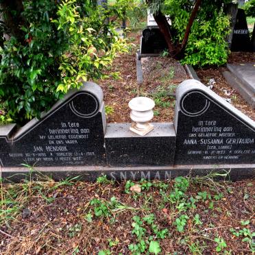 SNYMAN Jan Hendrik 1890-1969 & Anna Susanna Gertruida LUBBE 1893-1984