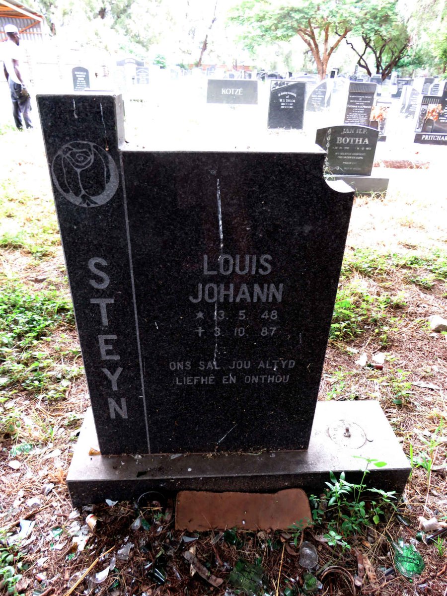 STEYN Louis Johann 1948-1987