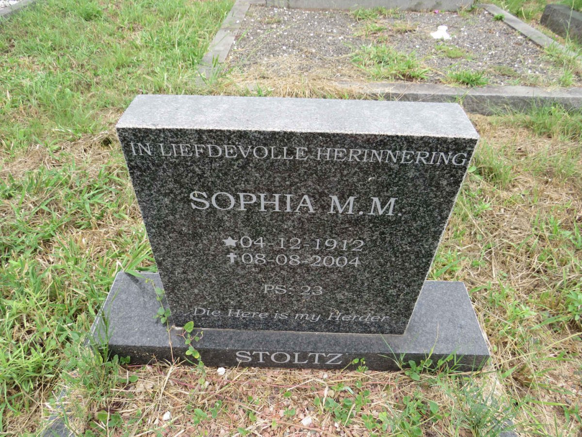 STOLTZ Sophia M.M. 1912-2004
