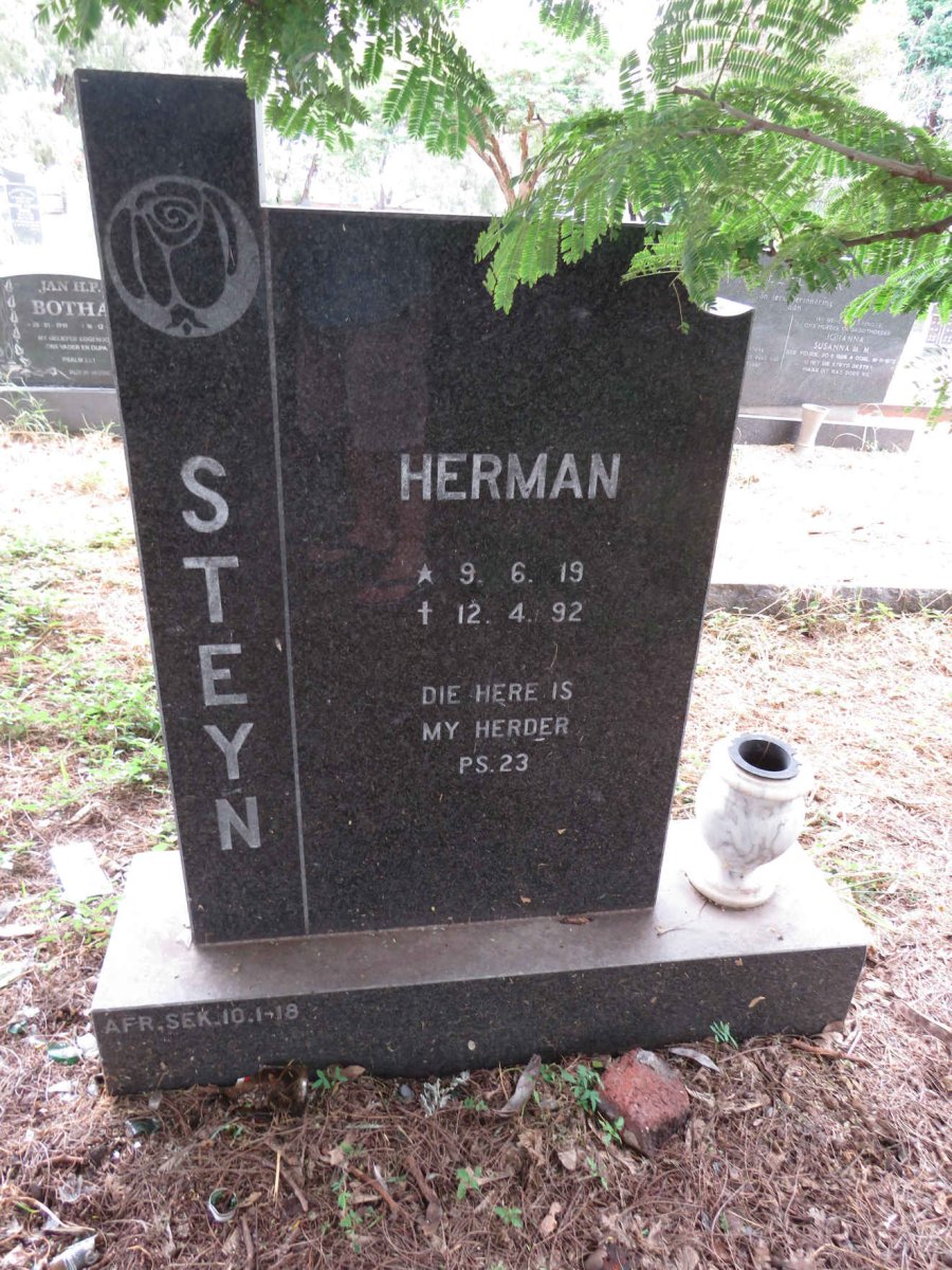 STEYN Herman 1919-1992