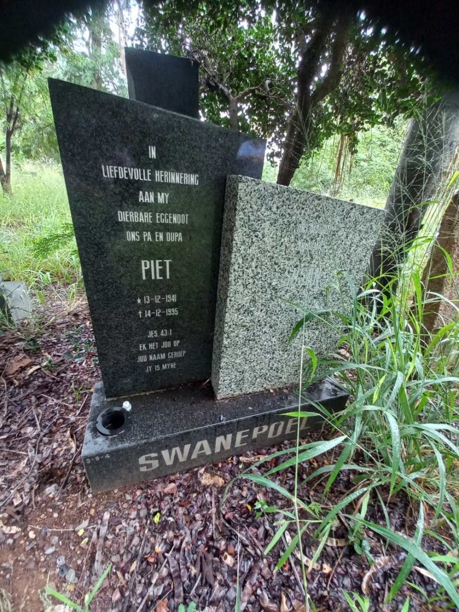 SWANEPOEL Piet 1941-1995 & Susan 1942-2018_1