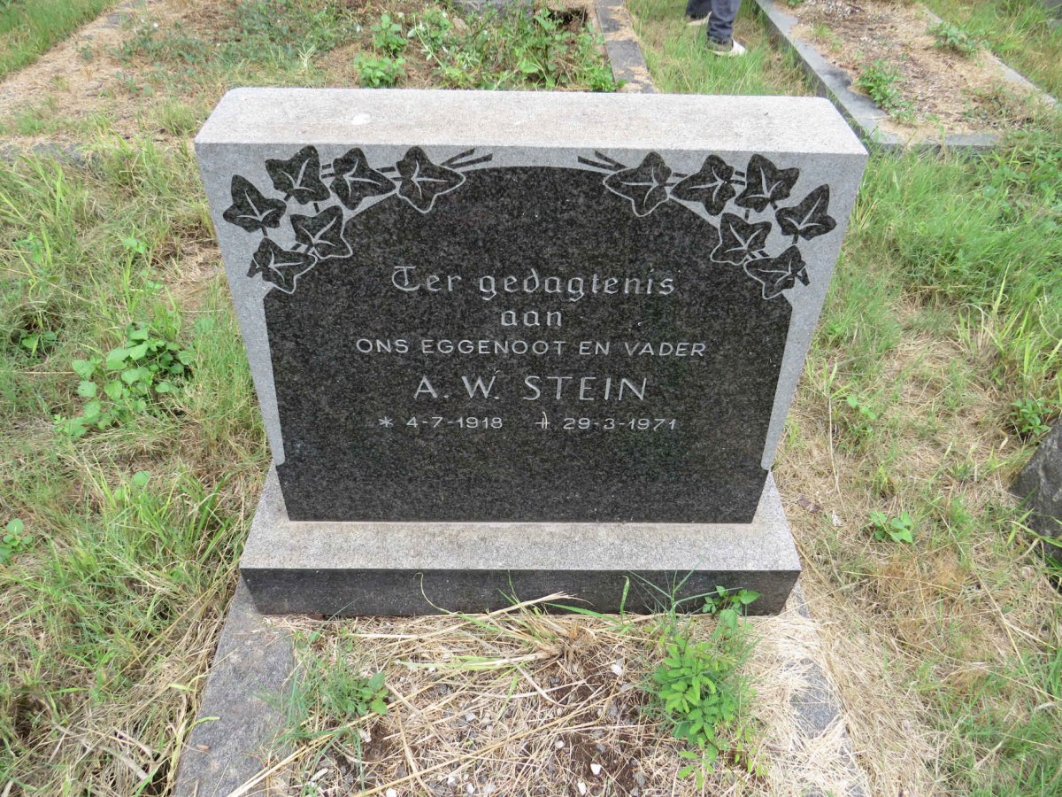 STEIN A.W. 1918-1971
