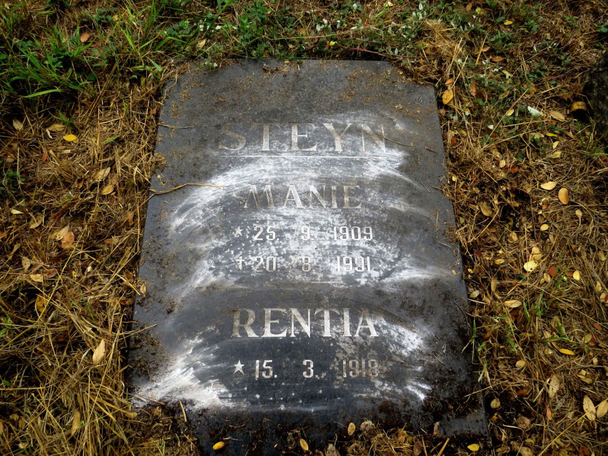 STEYN Manie 1909-1991 & Rentia 1919-