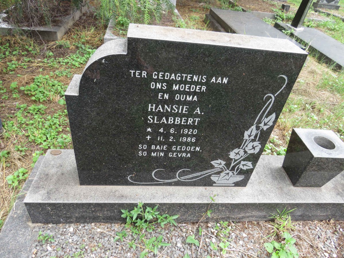 SLABBERT Martin J. 1922-1971 & Hansie A. 1920-1986_2