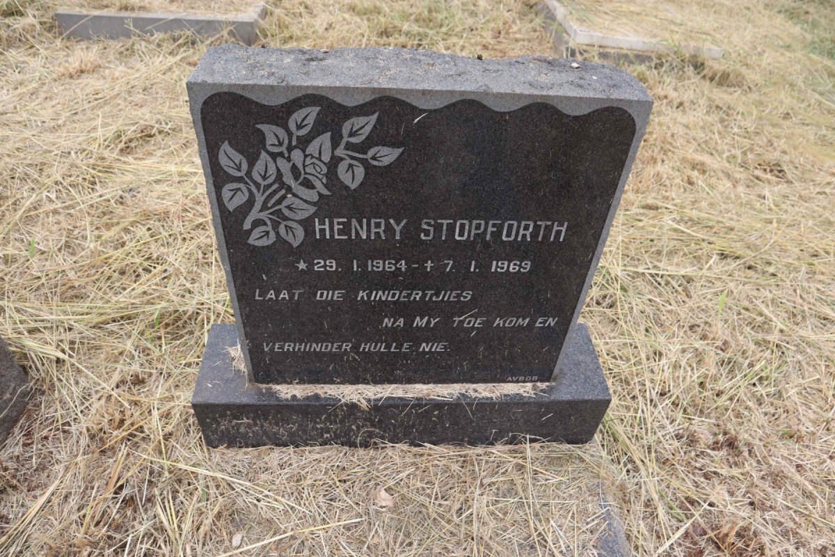 STOPFORTH Henry 1964-1969