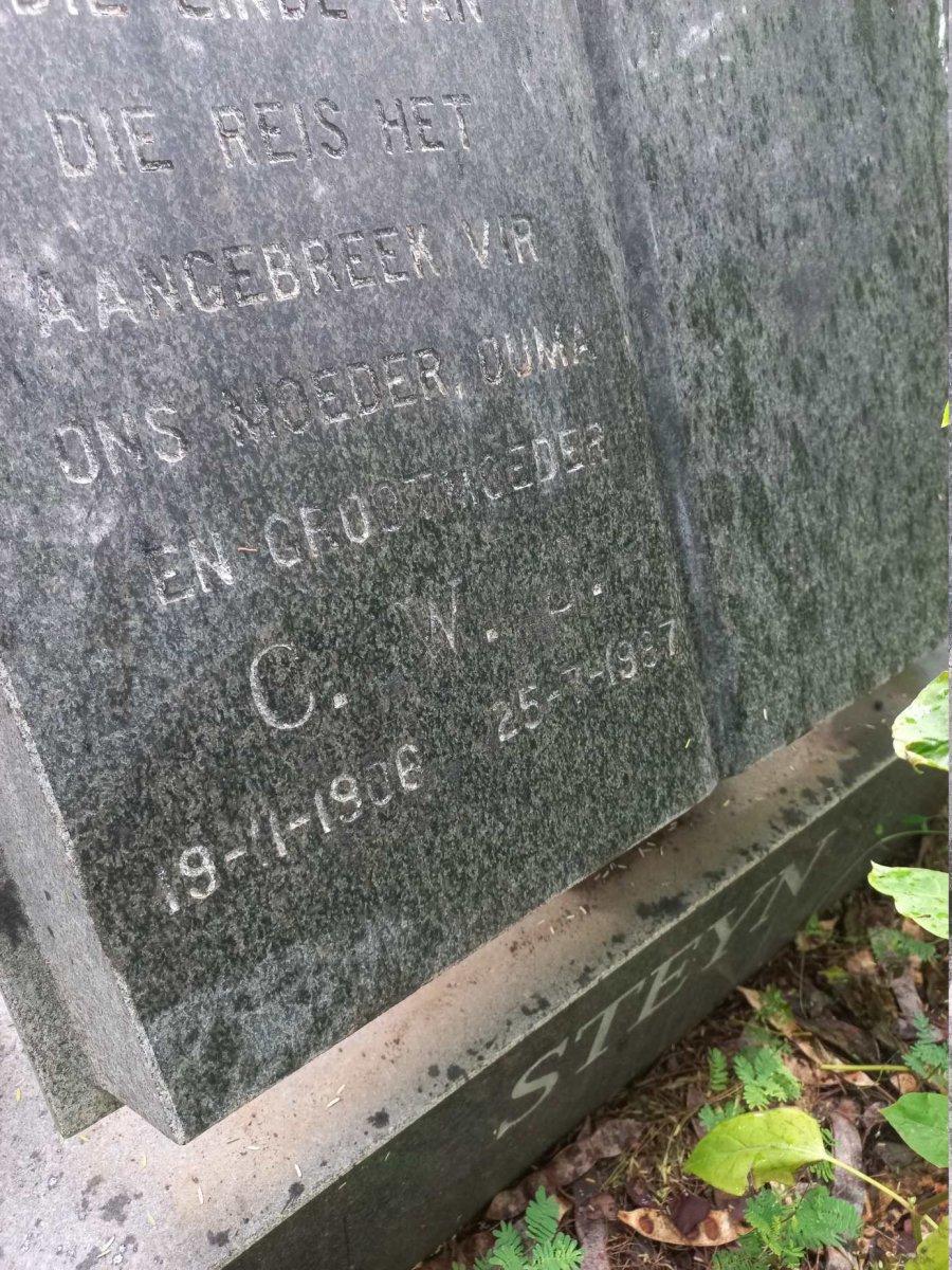 STEYN C.W.J. 1906-1997