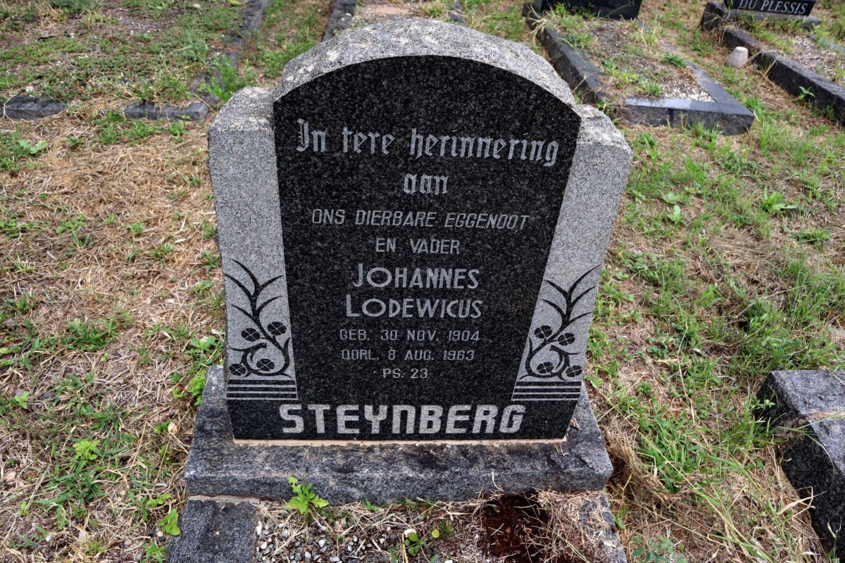 STEYNBERG Johannes Lodewicus 1904-1963