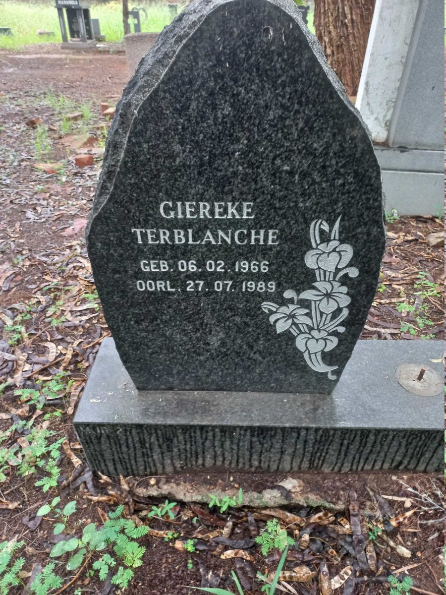 TERBLANCHE Giereke 1966-1989