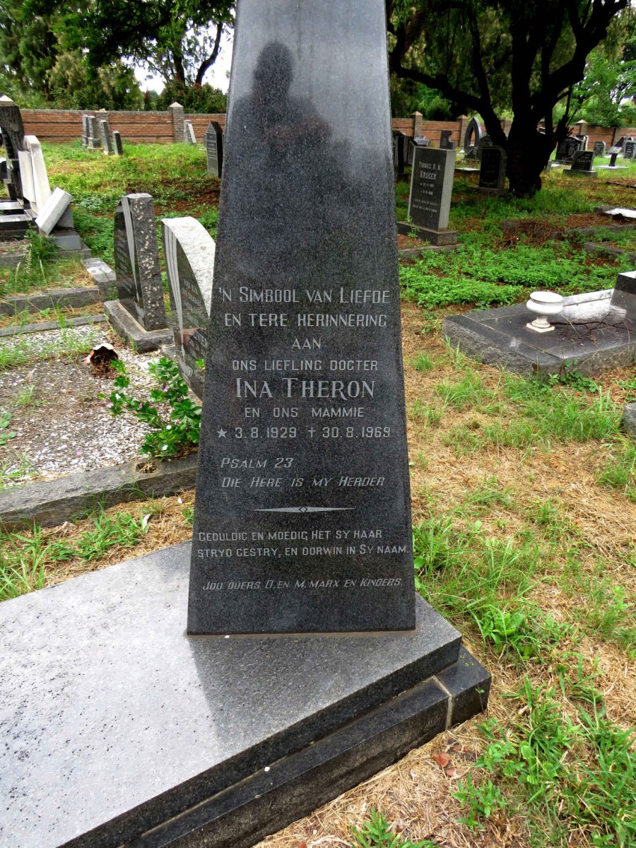 THERON Ina 1929-1968