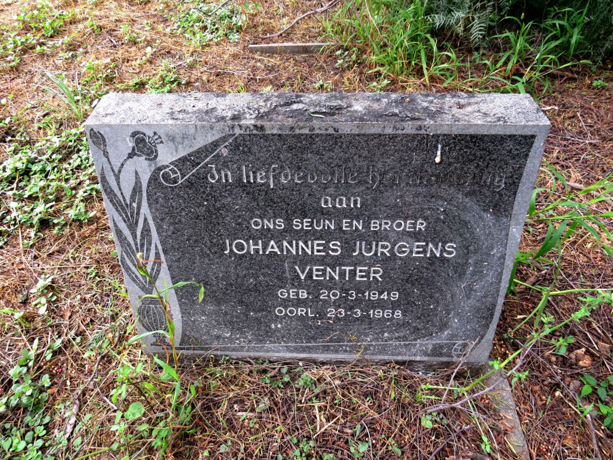 VENTER Johannes Jurgens 1949-1968