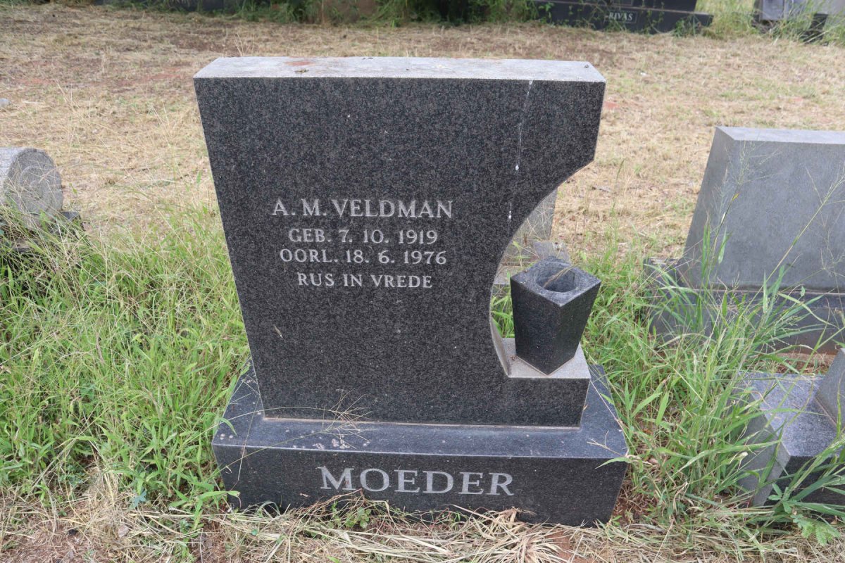 VELDMAN A.M. 1919-1976