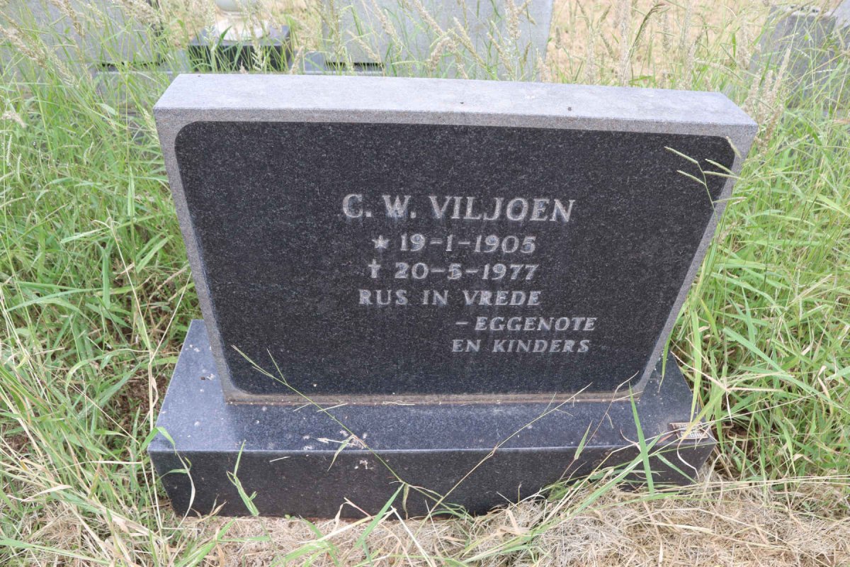 VILJOEN C.W. 1905-1977