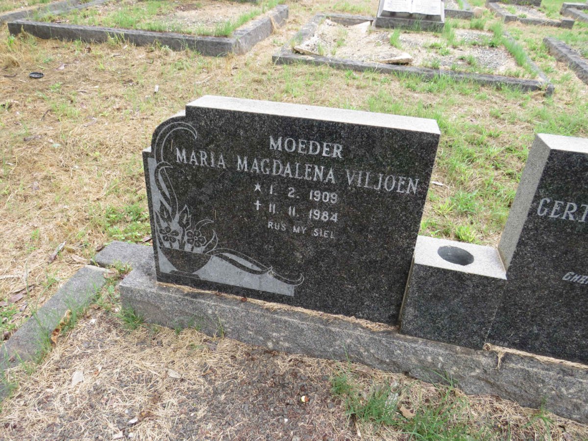 VILJOEN Gert Christoffel 1908-1967 & Maria Magdalena 1909-1984_2