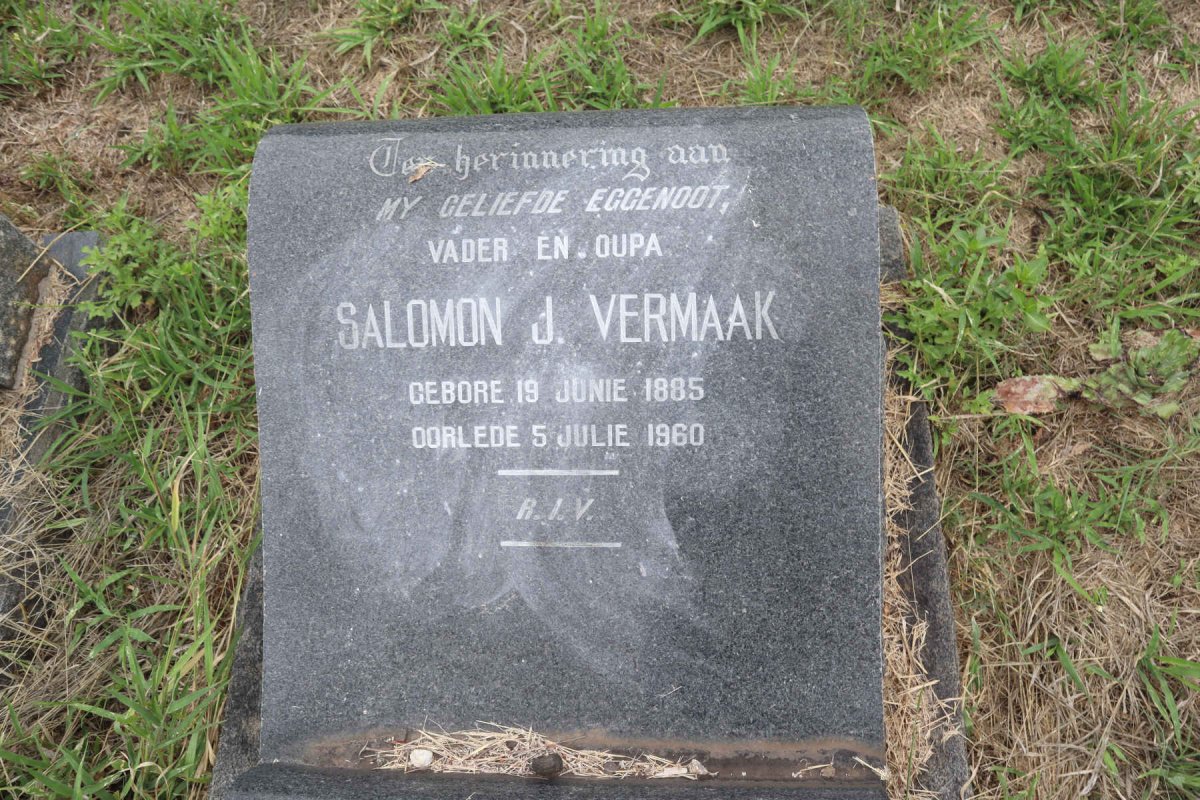 VERMAAK Salomon J. 1885-1960