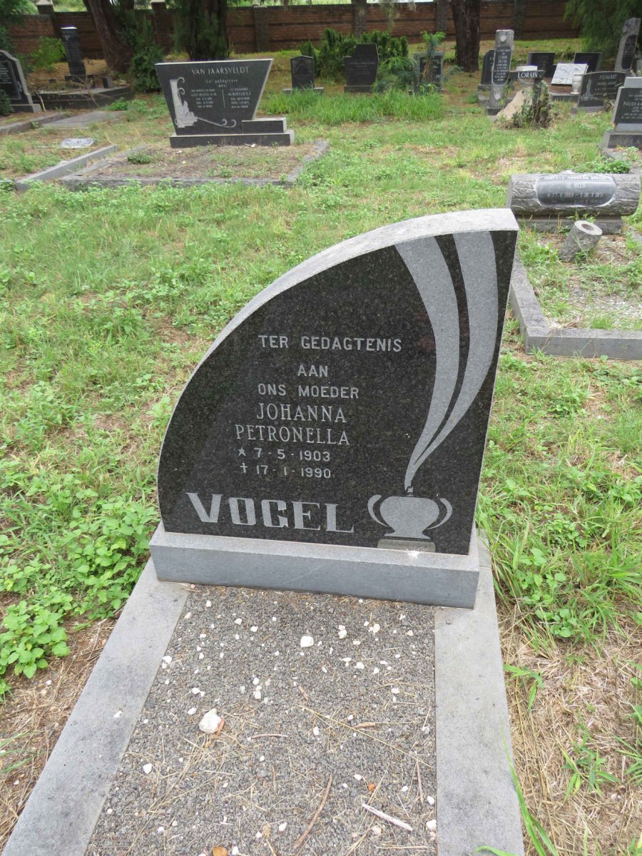 VOGEL Johanna Petronella 1903-1990