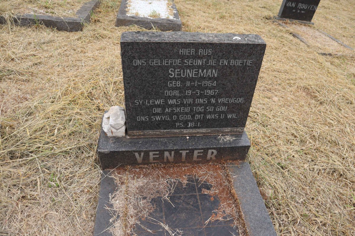 VENTER Seuneman 1964-1967