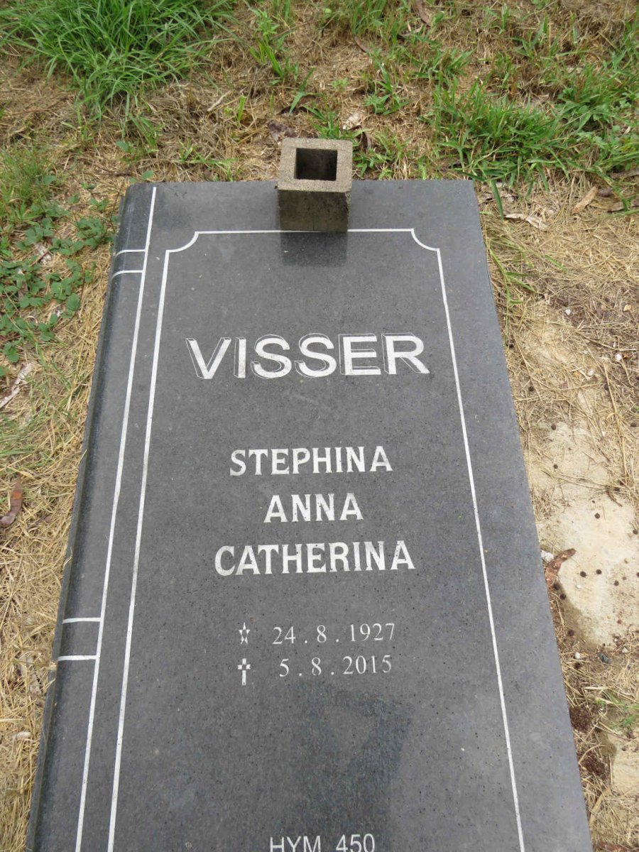 VISSER Stephina Anna Catherina 1927-2015