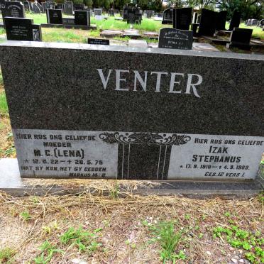 VENTER Izak Stephanus 1910-1969 & M.C. 1922-1975 