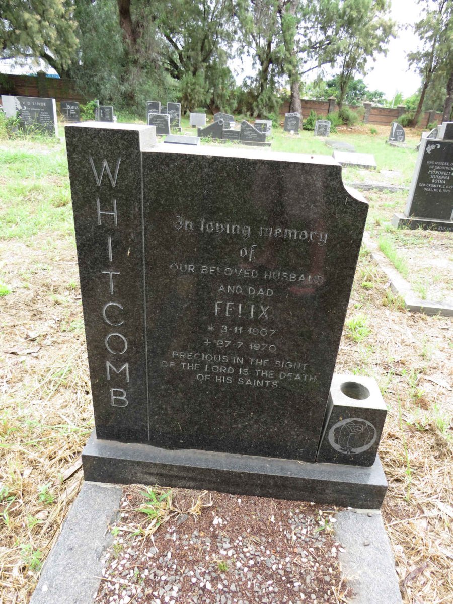 WHITCOMB Felix 1907-1970