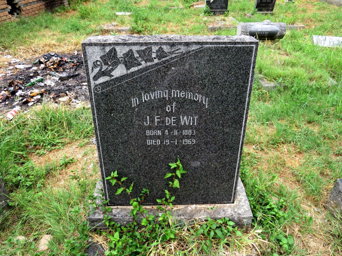 WIT J.F., de 1883-1969