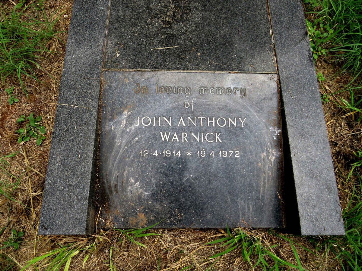 WARNICK John Anthony 1914-1972