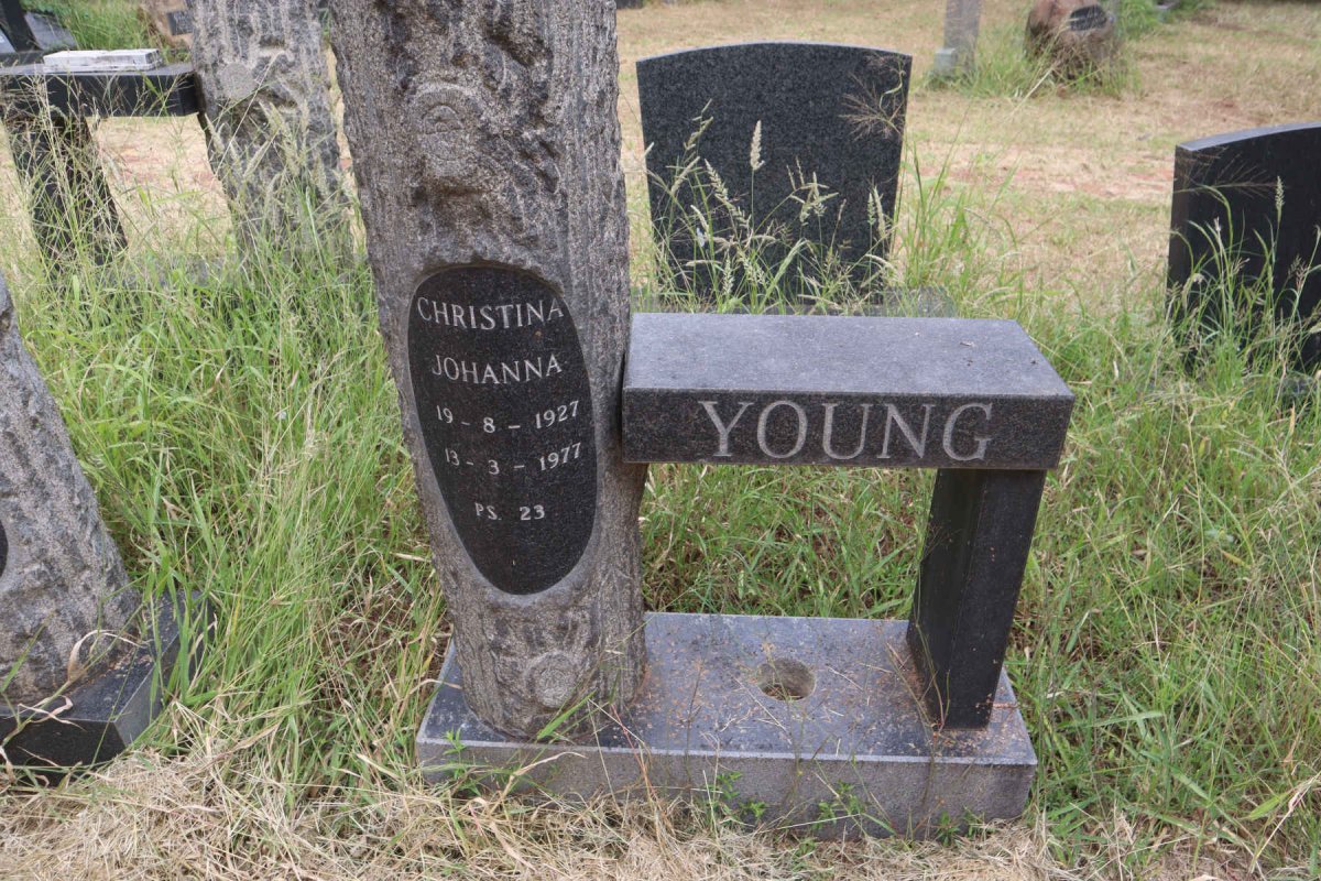 YOUNG Christina Johanna 1927-1977