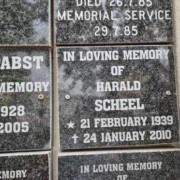 SCHEEL Harald 1939-2010