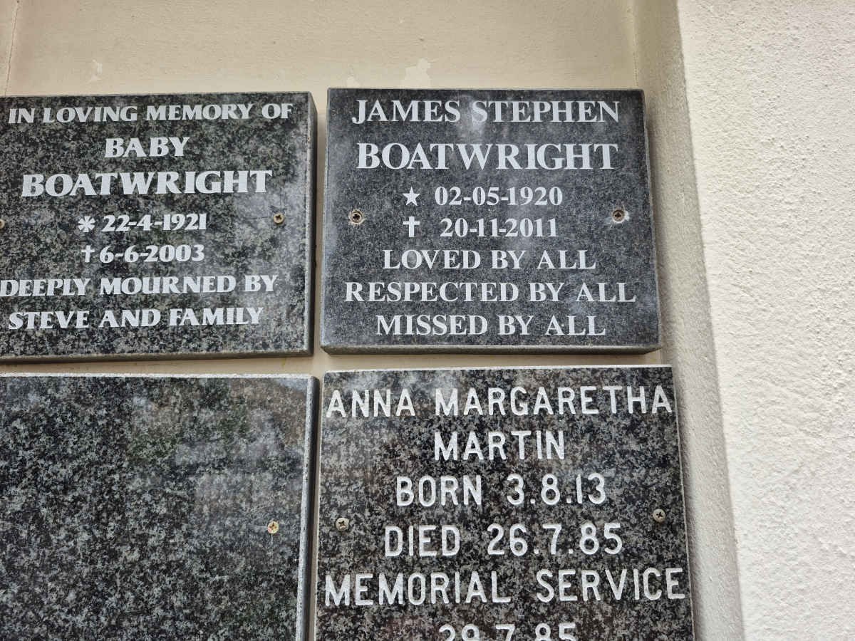 BOATWRIGHT James Stephen 1920-2011