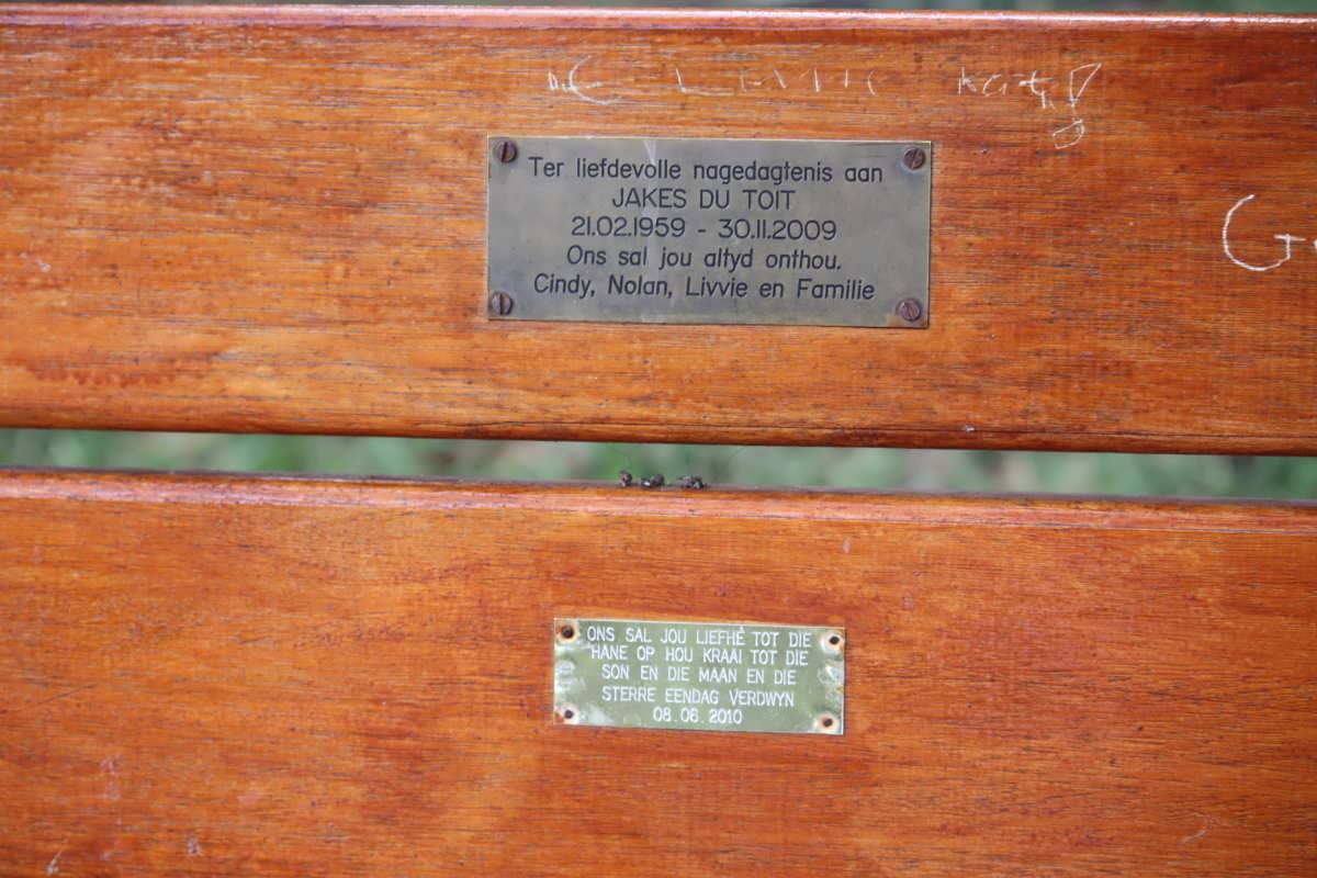 TOIT Jakes, du 1959-2009