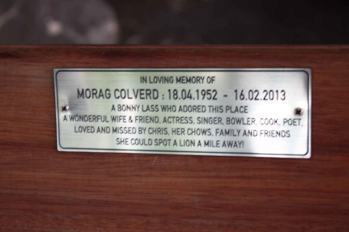 COLVERD Morag 1952-2013