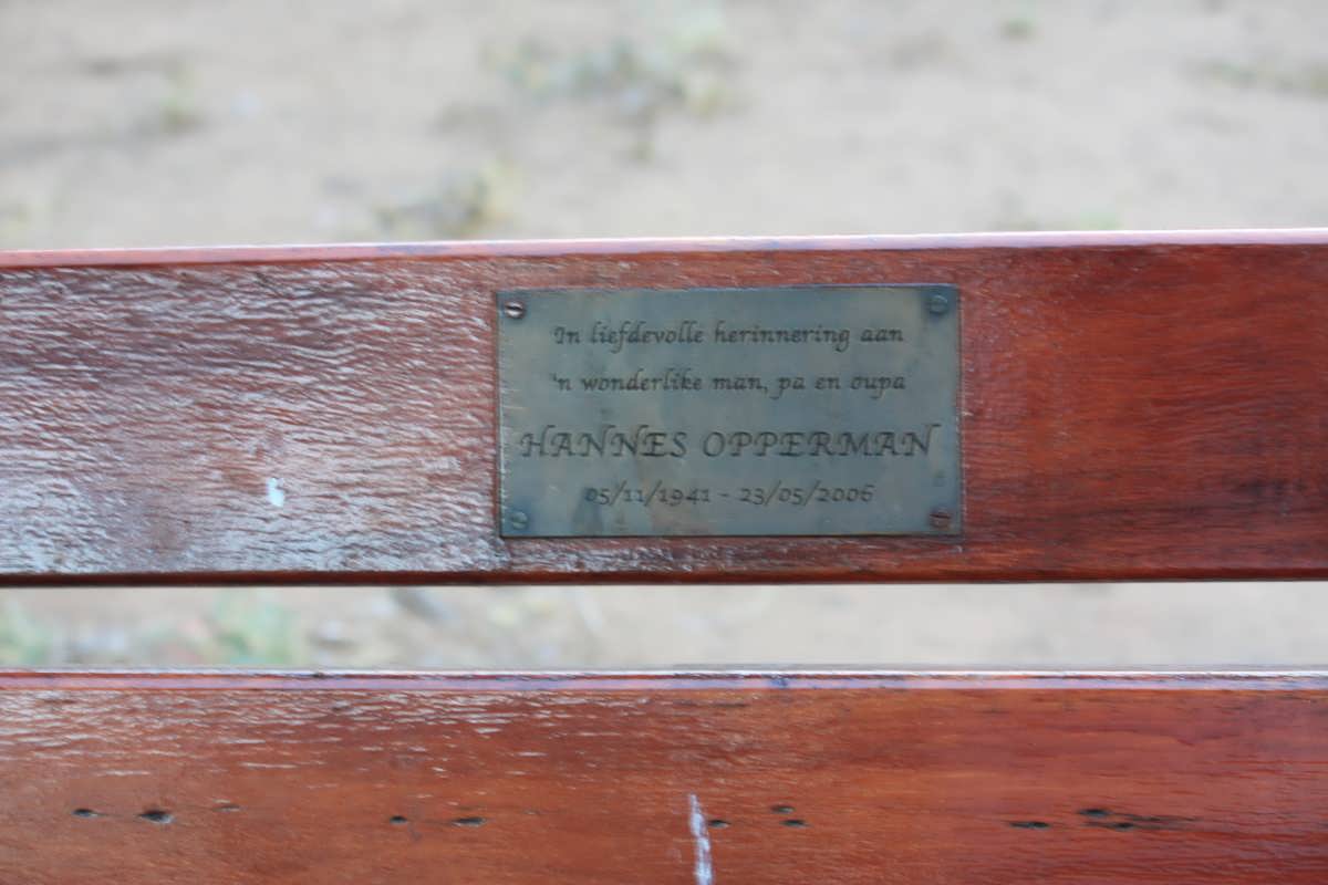 OPPERMAN Hannes 1941-2006