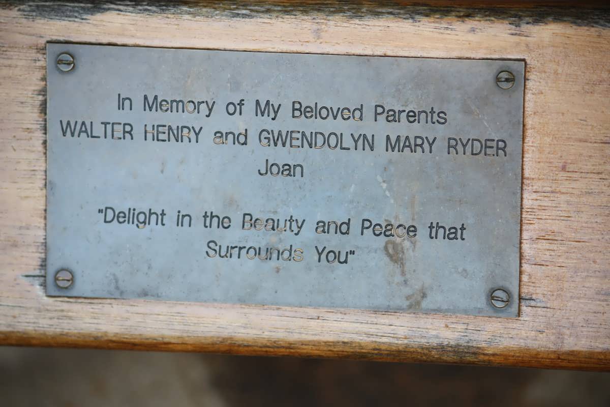 RYDER Walter Henry &amp; Gwendolyn Mary