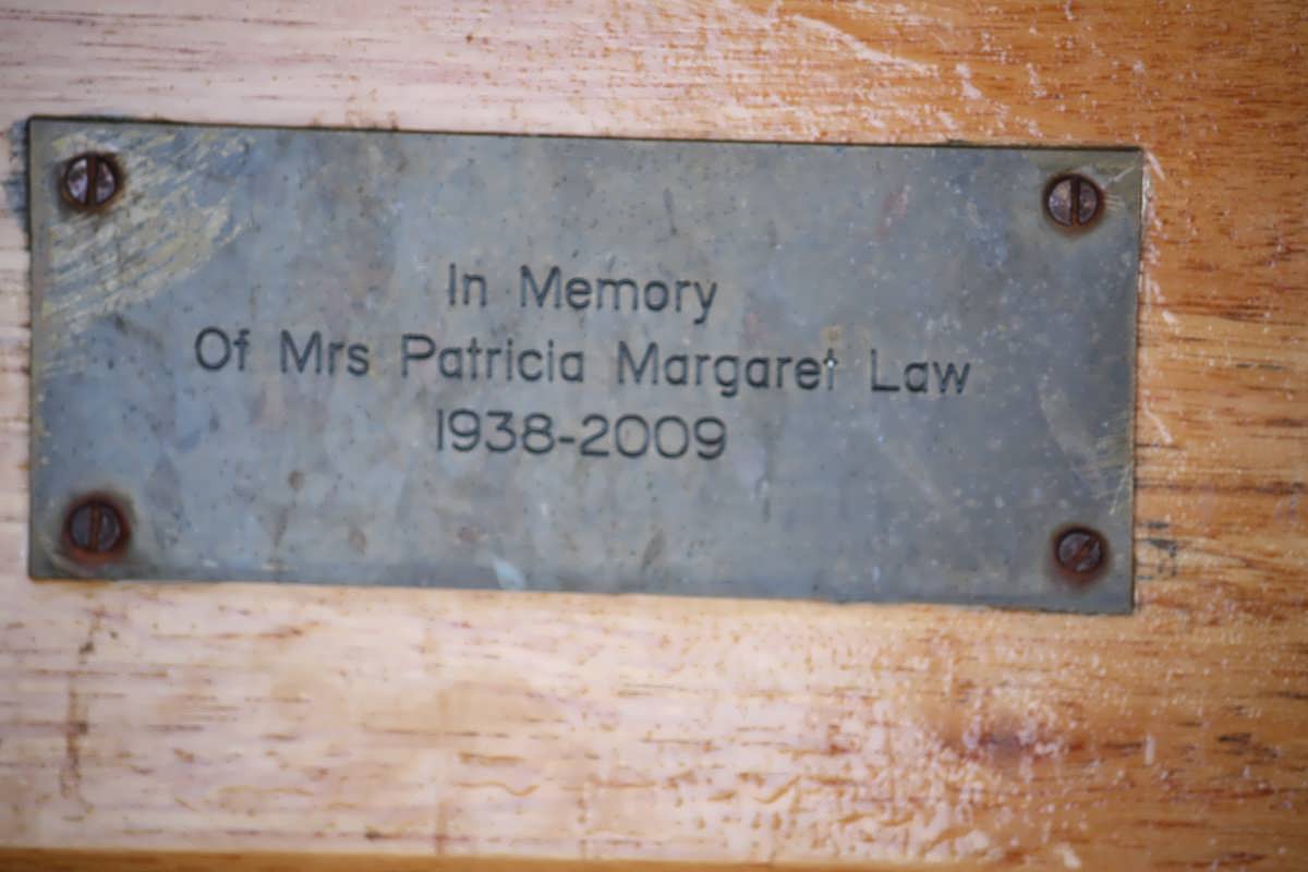 LAW Patricia Margaret 1938-2009