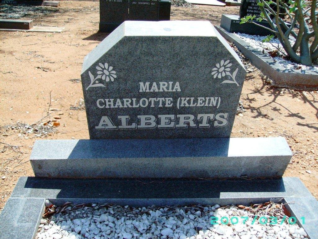 ALBERTS Maria Charlotte