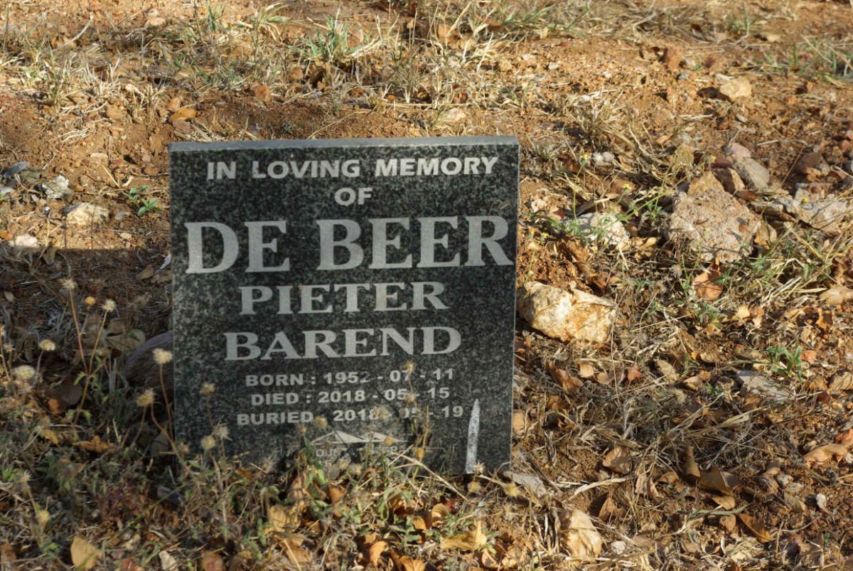 BEER Pieter Barend, de 1952-2018