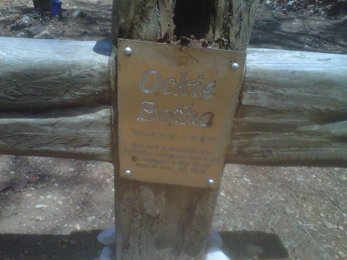 BOTHA Ockie 1959-1999