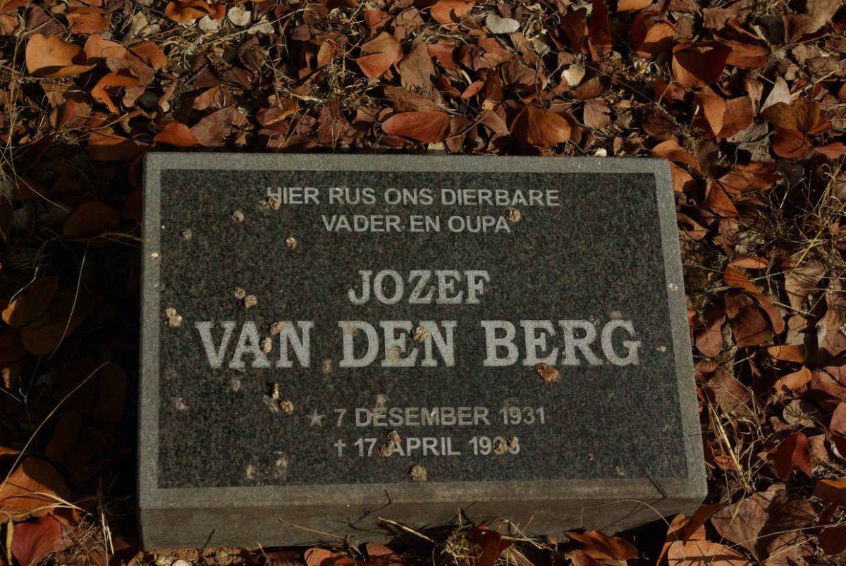 BERG Jozef, van den 1931-19??