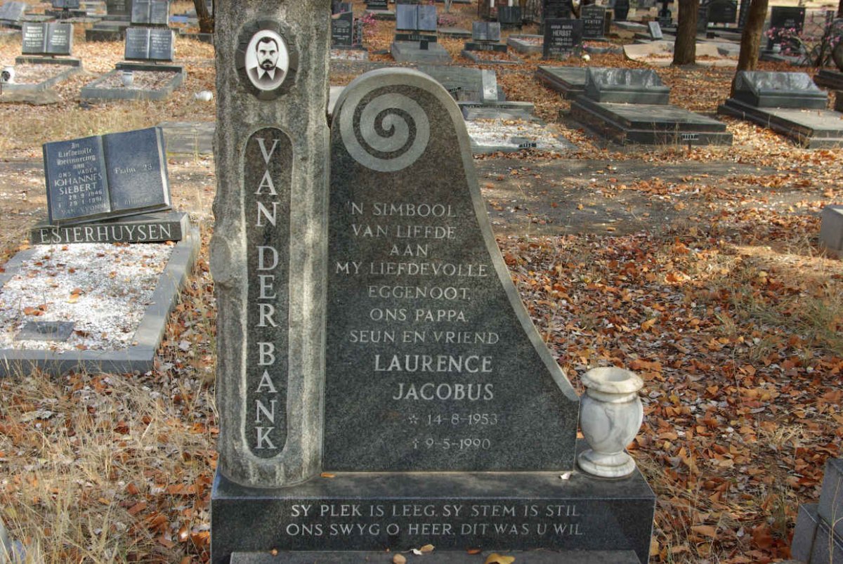 BANK Laurence Jacobus, van der 1953-1990