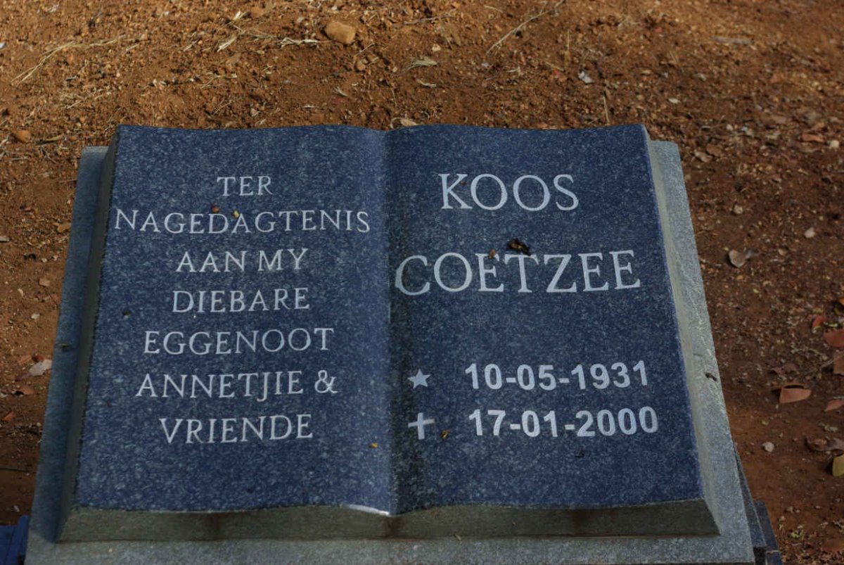 COETZEE Koos 1931-2000