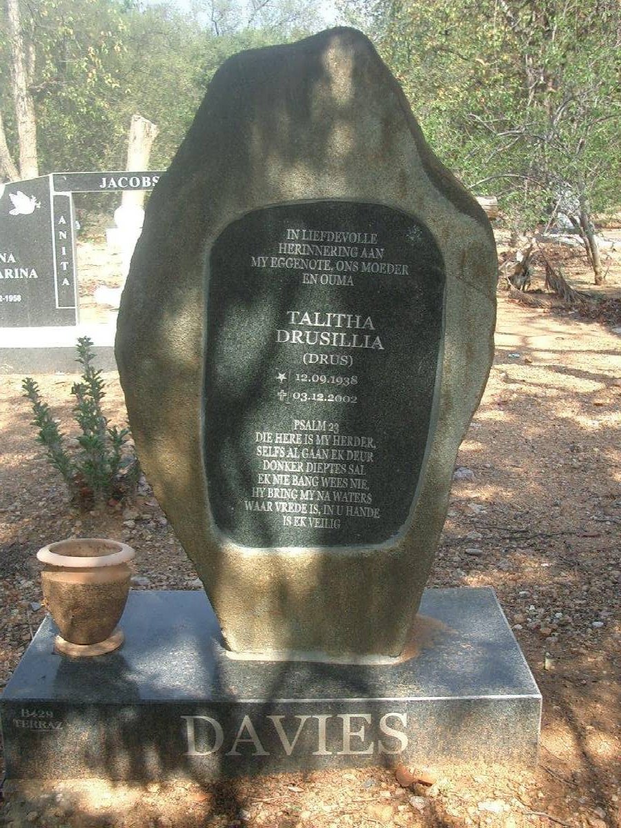 DAVIES Talitha Drusillia 1938-2002