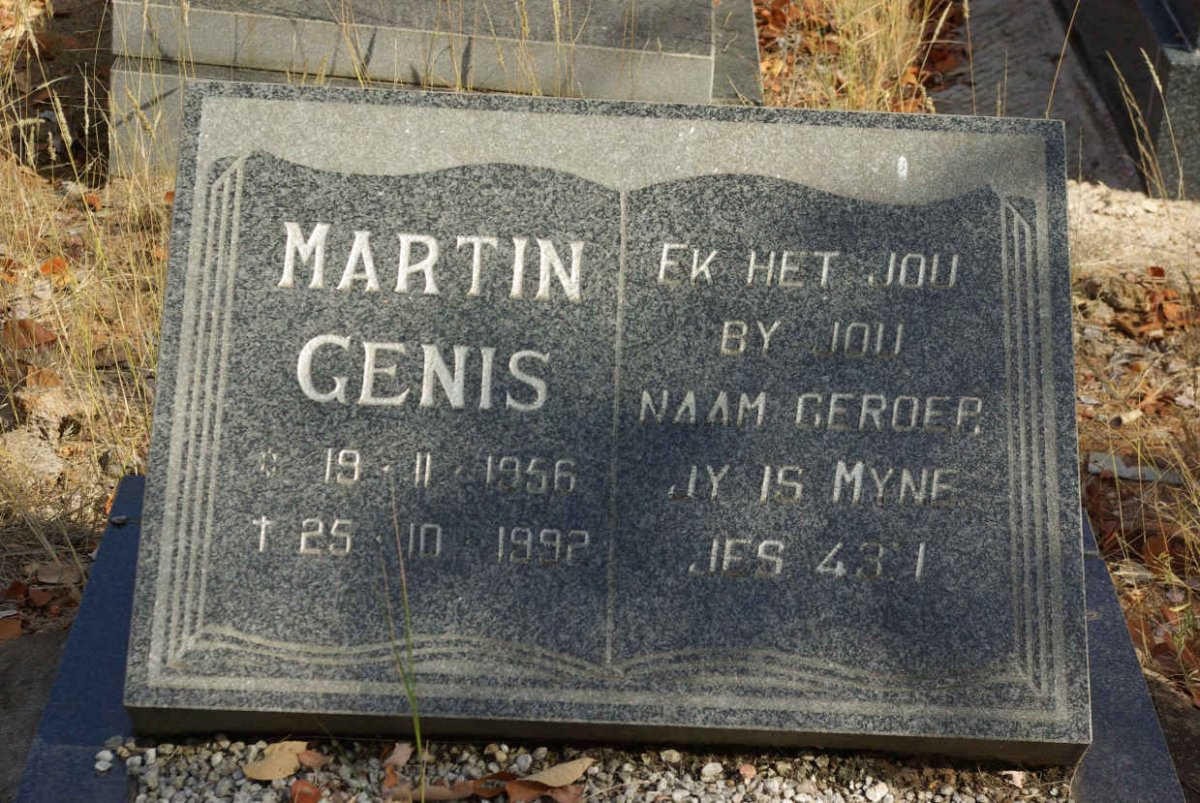 GENIS Martin 1956-1992