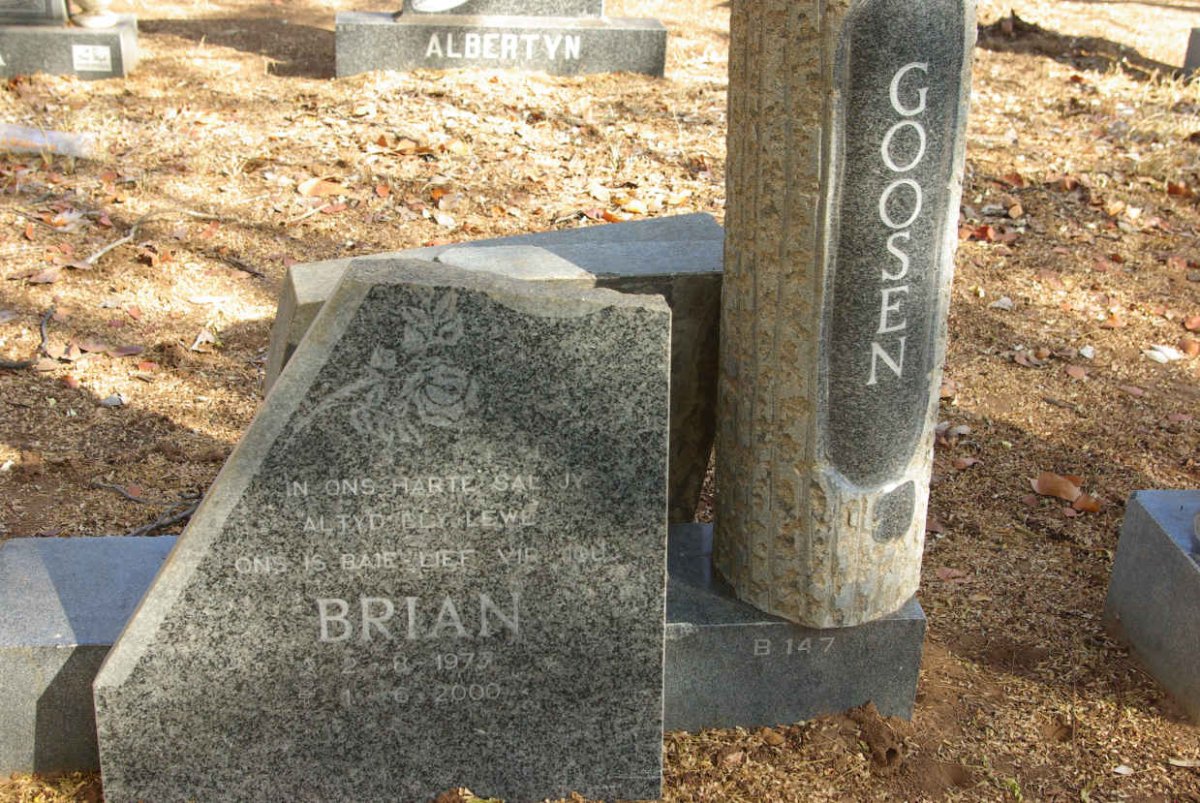 GOOSEN Brian 197?-2000