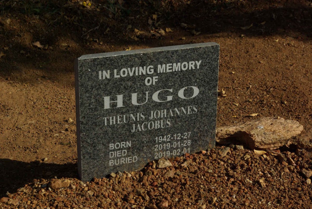 HUGO Theunis Jacobus 1942-2019