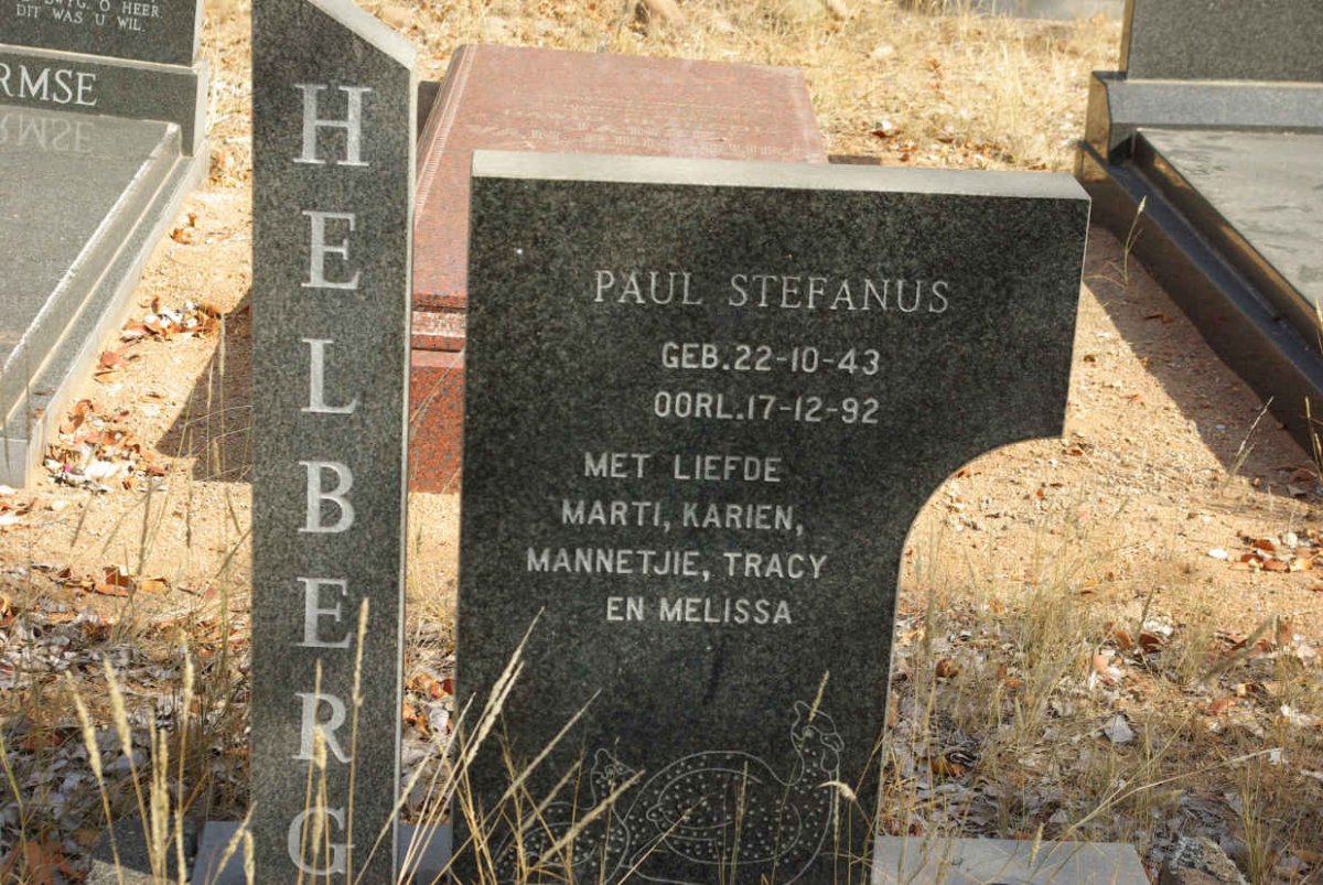 HELBERG Paul Stefanus 1943-1992