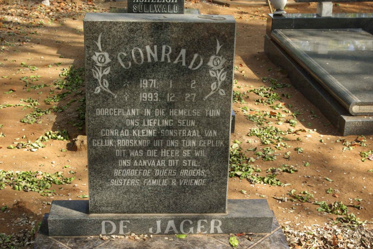 JAGER Conrad, de 1971-1993