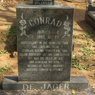 JAGER Conrad, de 1971-1993