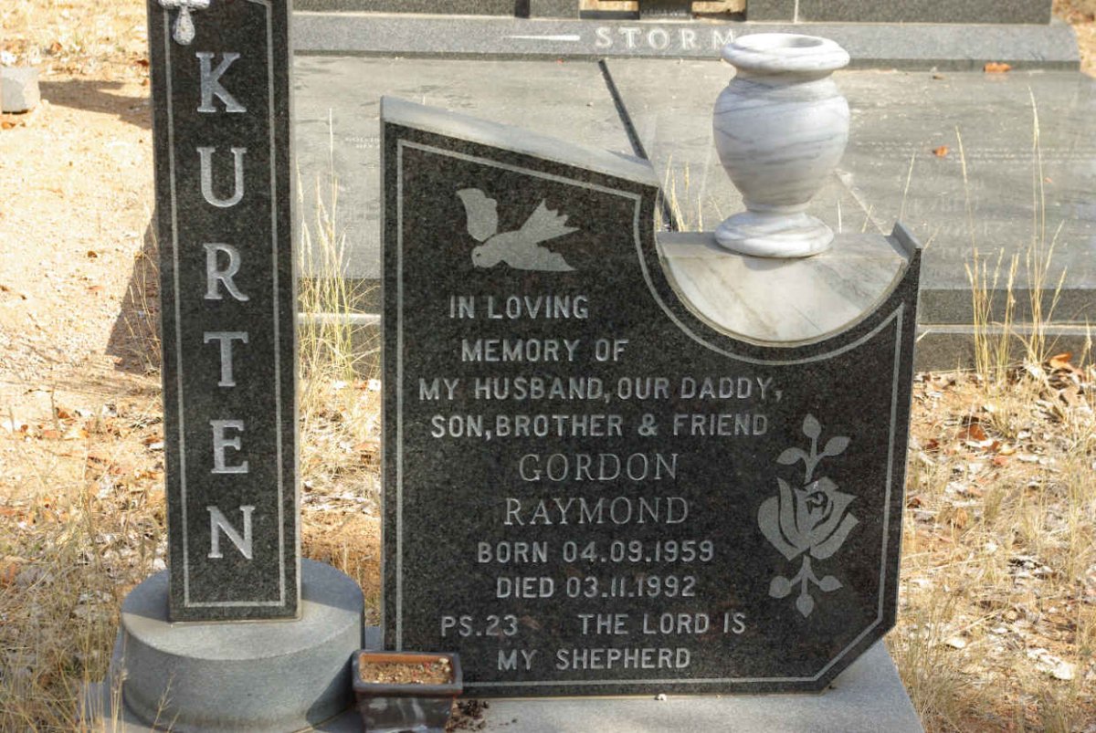 KURTEN Gordon Raymond 1959-1992