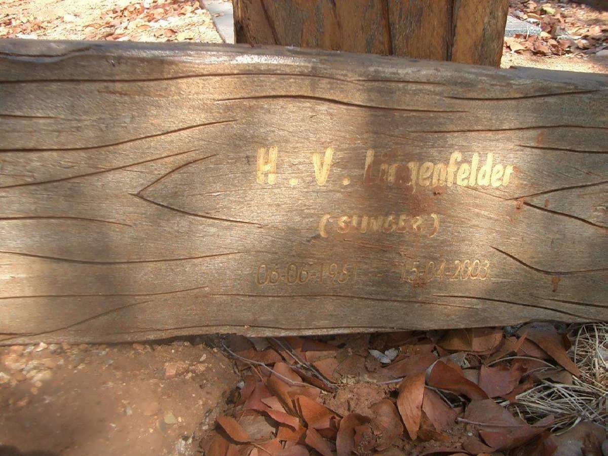 LINGENFELDER H.V. 1951-2003