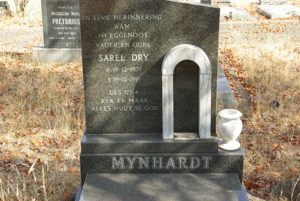 MYNHARDT Sarel Dry 1939-1991